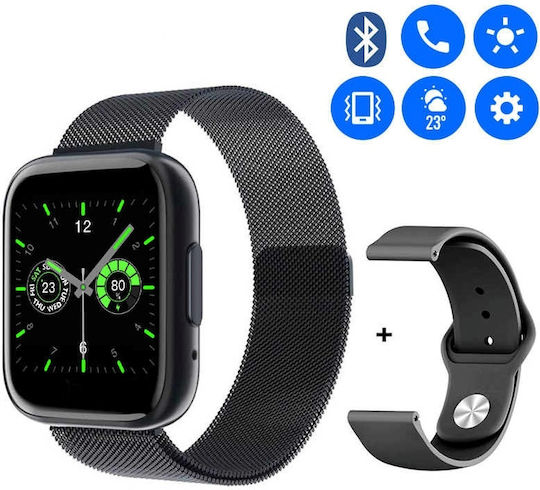 Richfield T99S Smartwatch with Heart Rate Monitor (Gray) view 3