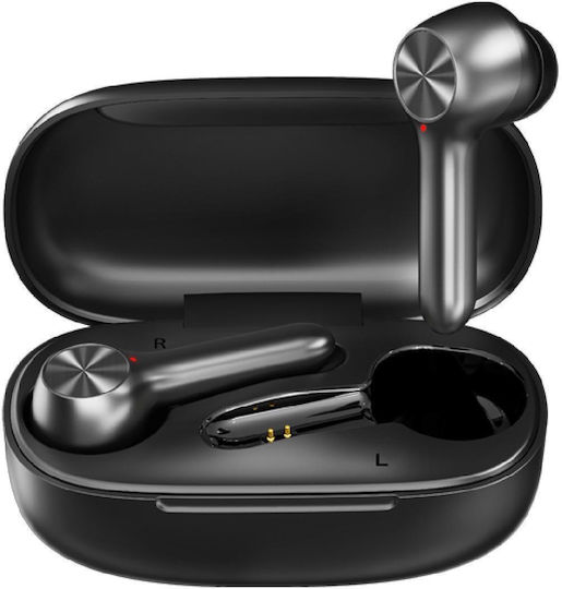 Rockrose Sensation Real In-ear Bluetooth Handsfree Earphones with Sweat Resistance and Charging Case Black