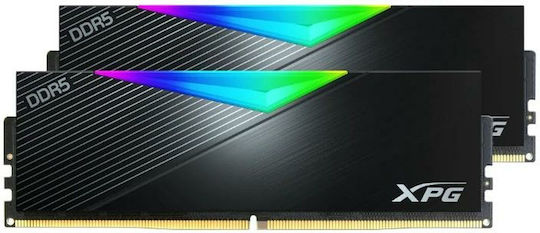 Adata XPG Lancer DDR5 64GB RAM with 2x32GB Modules and Speed 6400 for Desktop AX5U6400C3232G-DCLARBK view 4
