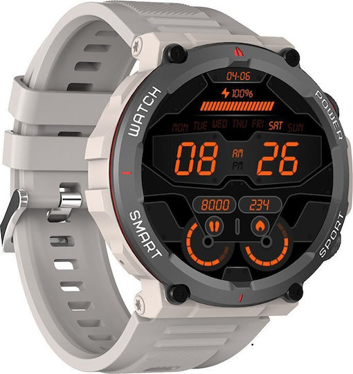 BlackView W50 47mm Smartwatch with Heart Rate Monitor (Gray) view 2