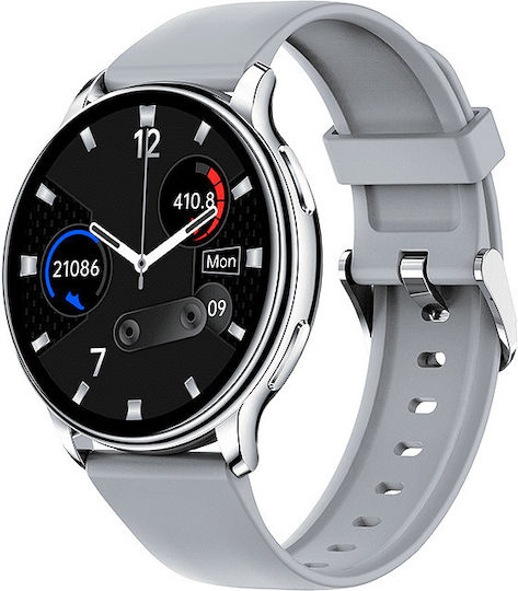Nubi KM10 Smartwatch with Heart Rate Monitor (Gray) view 3