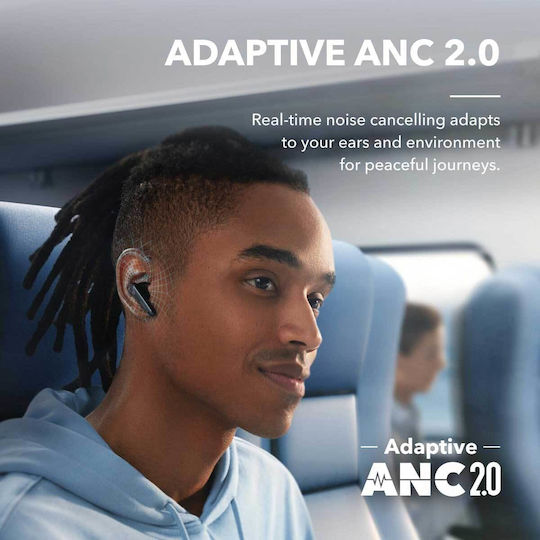 Soundcore by Anker Liberty 4 NC In-ear Bluetooth Handsfree Earphones with Sweat Resistance and Charging Case Black vue 4