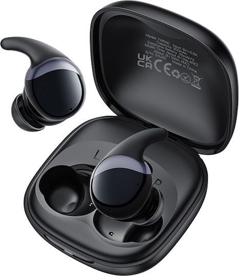 Yesido TWS30 In-ear Bluetooth Handsfree Earphones with Sweat Resistance and Charging Case Black