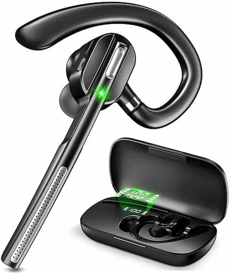 Renew Force In-ear Bluetooth Handsfree Earphone with Charging Case Black view 8