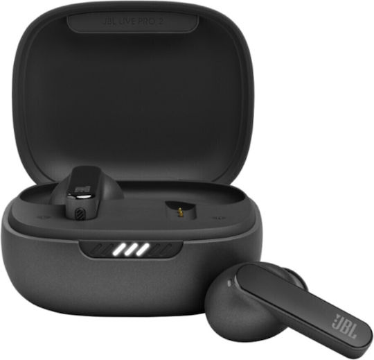 JBL Live Pro 2 In-ear Bluetooth Handsfree Earphones with Sweat Resistance and Charging Case Black