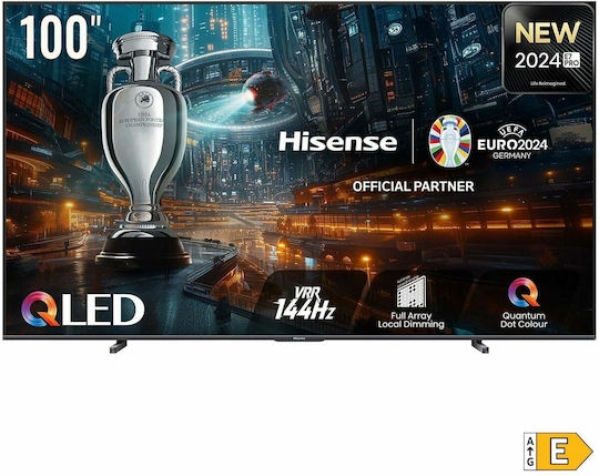 Hisense Smart Television 100" 4K UHD QLED 100E7NQ PRO HDR (2024) view 2