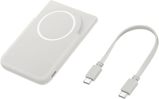 Samsung Magnet MagSafe Power Bank 5000mAh 15W with USB-C Port Gray view 5