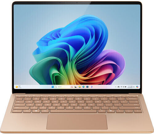 Microsoft Laptop Copilot+PC 13.8" Touchscreen 120Hz (Snapdragon-X Elite/16GB/1TB SSD/W11 Home) Dune (US Keyboard) view 1