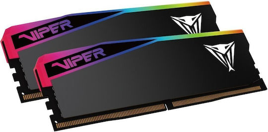 Patriot Viper Rgb Elite DDR5 48GB RAM with 2x24GB Modules and Speed 6000 for Desktop VEUR548G6028K view 3