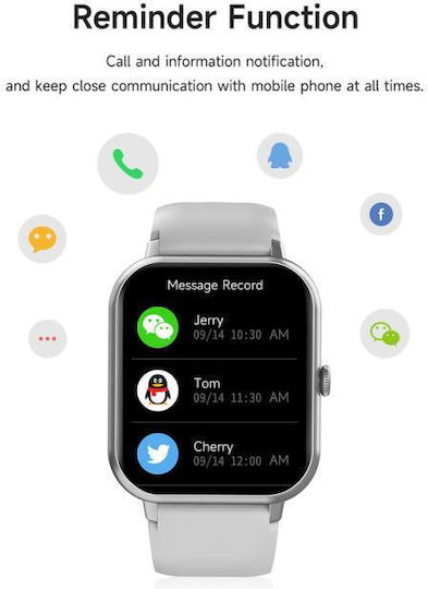 Devia Wt2 Smartwatch with Heart Rate Monitor (Green) view 5