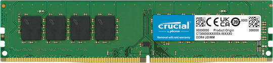 Crucial DDR4 with Module 1x16GB and Speed 3200 for Desktop CT16G4DFRA32AT