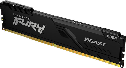 Kingston Fury Beast DDR4 with Module 1x16GB and Speed 3200 for Desktop KF432C16BB/16