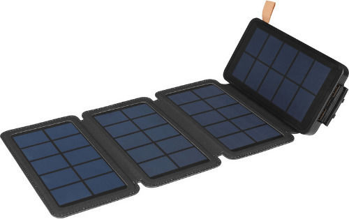 SBC-306 Solar Power Bank 30600mAh with 2 USB-A Ports Black