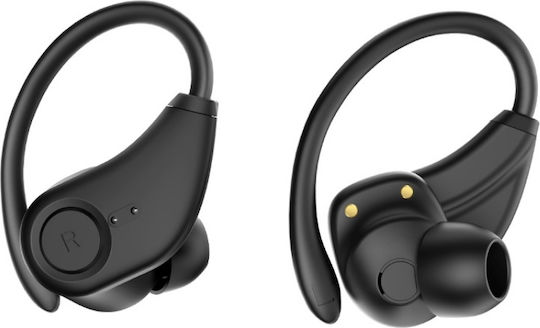 Bluedio S6 In-ear Bluetooth Handsfree Earphones with Charging Case Black view 4