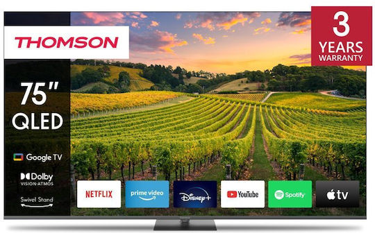 Thomson Smart Television 75" 4K UHD QLED 75QG5C14 HDR (2024) view 1