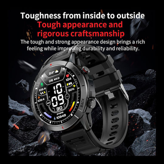 Aoke NX10 Smartwatch with Heart Rate Monitor (Orange) view 4