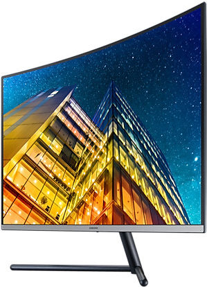 Samsung LU32R590CWP VA Curved Monitor 32" 4K 3840x2160 with Response Time 4ms GTG vue 2