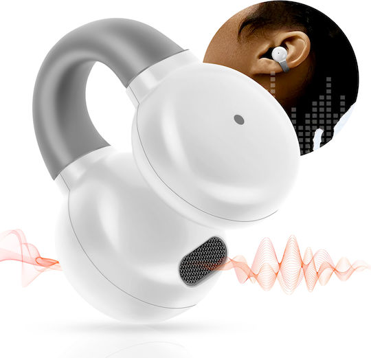 LinQ R9562 Bone Conduction Bluetooth Handsfree Earphones White view 3