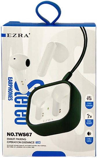 Ezra TWS67 Earbud Bluetooth Handsfree Earphones with Charging Case Blue view 6