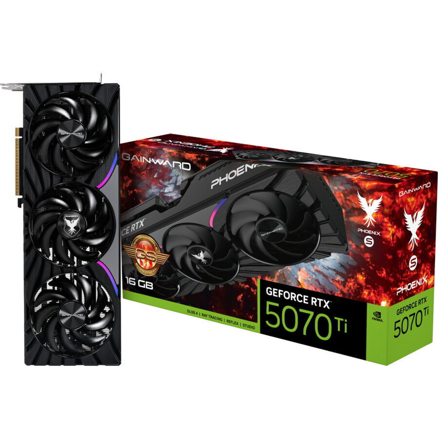 Gainward GeForce RTX 5070 Ti 16GB GDDR7 Phoenix-S GS Graphics Card NE7507TS19T2-GB2031K