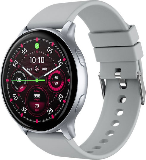 Proove Infinity Smartwatch with Heart Rate Monitor (Silver) vista 2