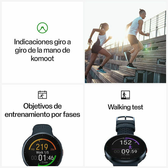 Polar Pacer Pro 45mm Smartwatch with Heart Rate Monitor (Midnight Blue) view 5