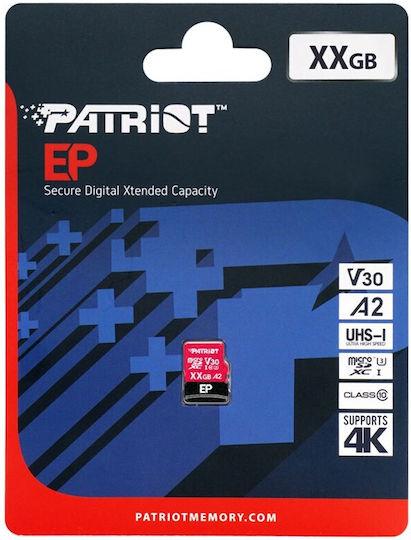 Patriot microSDXC 256GB U3 V30 A2 90MB/s With Adapter view 4