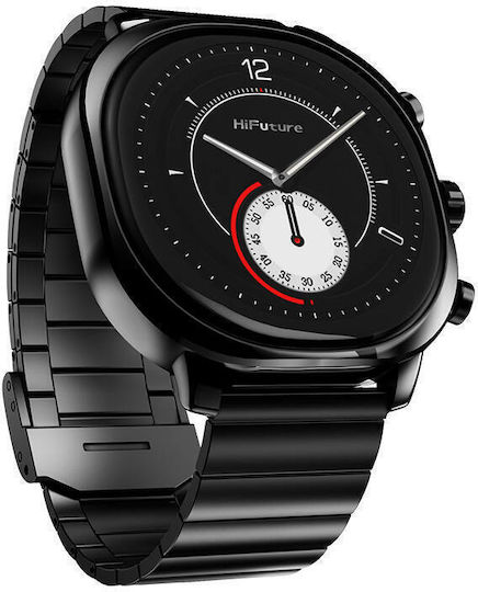HiFuture AIX Waterproof Smartwatch with Heart Rate Monitor (Black) view 3