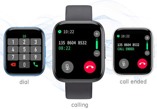 Richfield T99S Smartwatch with Heart Rate Monitor (Gray) view 2