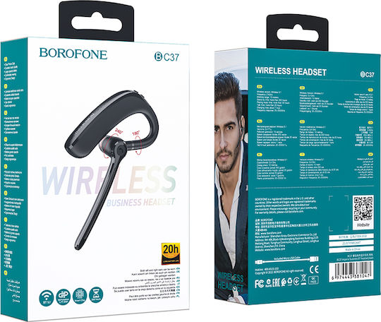 Borofone BC37 Imperor In-ear Bluetooth Handsfree Earphone Black view 4