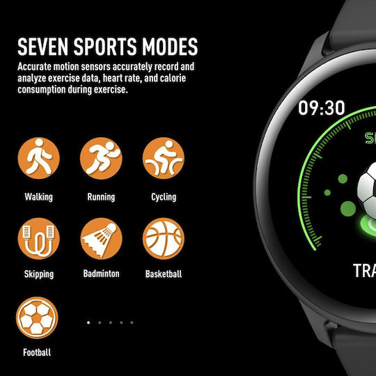 SPM KW19 Smartwatch with Heart Rate Monitor (Pink) vue 9
