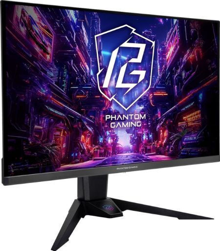 ASRock Phantom Gaming PGO27QFV QD-OLED Monitor 27" QHD 2560x1440 360Hz with Response Time 0.03ms GTG