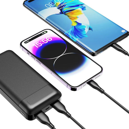 Dudao K18-1W Power Bank 10000mAh 10W with 2 USB-A Ports Black view 3