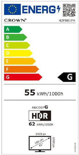 Crown Television 42" Full HD LED 42FB01FH (2024) view 2
