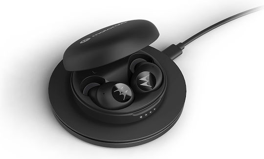 Motorola Moto Buds 250 Bluetooth Handsfree Earphones with Sweat Resistance and Charging Case Jet Black view 2