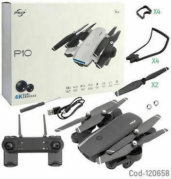 Phip P10 Dual Camera Drone 2.4 GHz with 4K Camera and Controller view 4