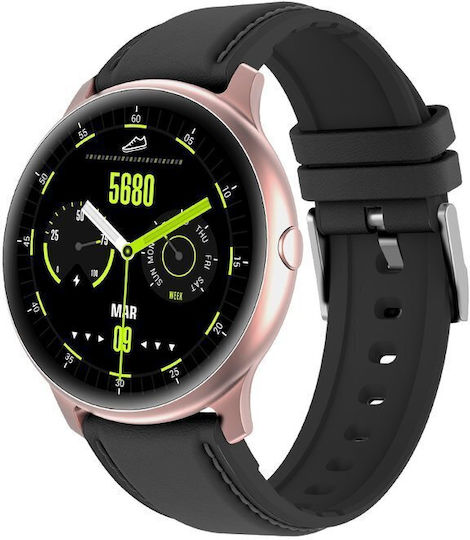 G.Rossi Sg003b 45mm Smartwatch with Heart Rate Monitor (Black) view 8