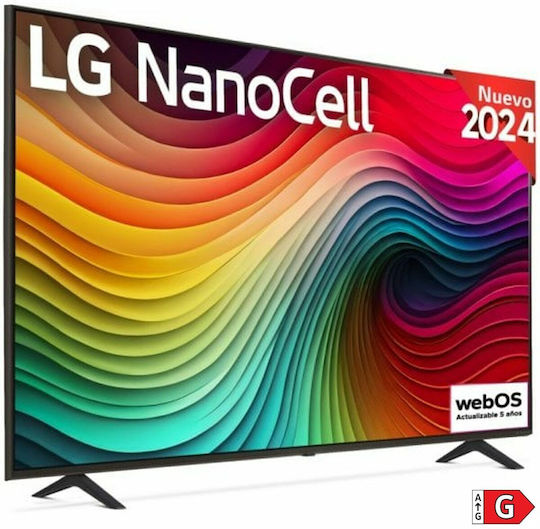 LG Smart Television 65" 4K UHD LED 65NANO82T6B HDR (2024) view 2