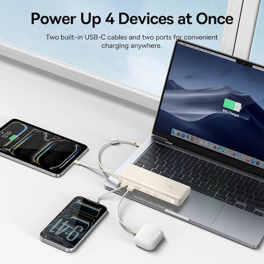 Baseus EnerFill FC41 Power Bank 20000mAh 100W with USB-A Port and USB-C Port Black view 7