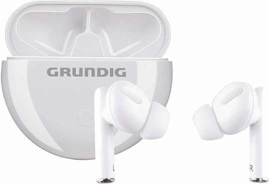 Grundig TWS In-ear Bluetooth Handsfree Earphones with Charging Case White view 1