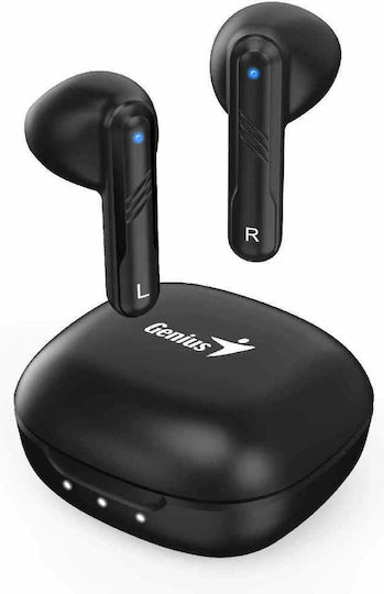 Genius HS-M905BT In-ear Bluetooth Handsfree Earphones with Charging Case Black view 3