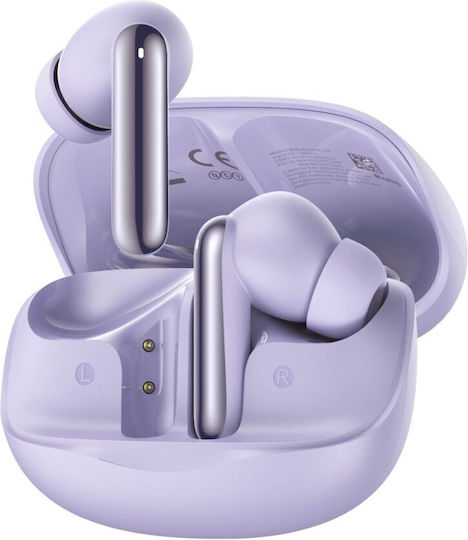QCY Melobuds N50 Bluetooth Handsfree Earphones with Sweat Resistance and Charging Case Purple