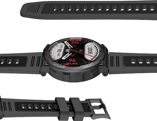 BlackView W50 47mm Smartwatch with Heart Rate Monitor (Black) view 7