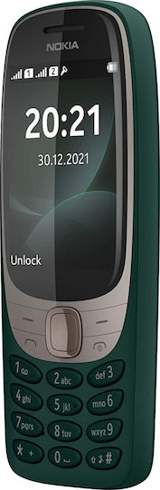Nokia 6310 2021 Dual SIM Mobile with Buttons (English Menu) Green view 4