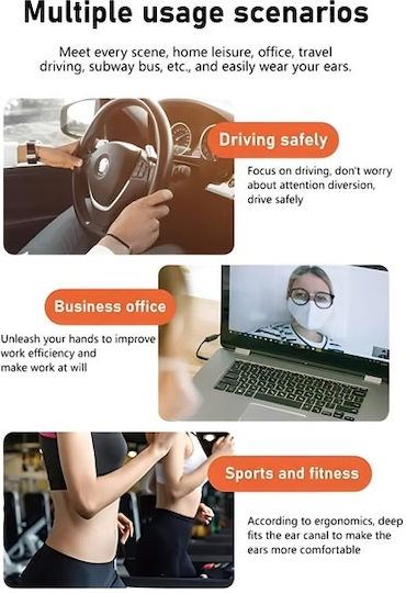 Hileo hi72 Bone Conduction Bluetooth Handsfree Earphones with Sweat Resistance Black vue 4