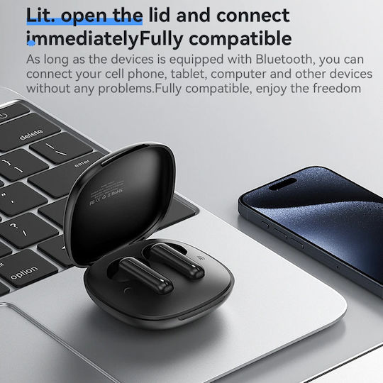Yesido TWS25 In-ear Bluetooth Handsfree Earphones with Charging Case Black view 5