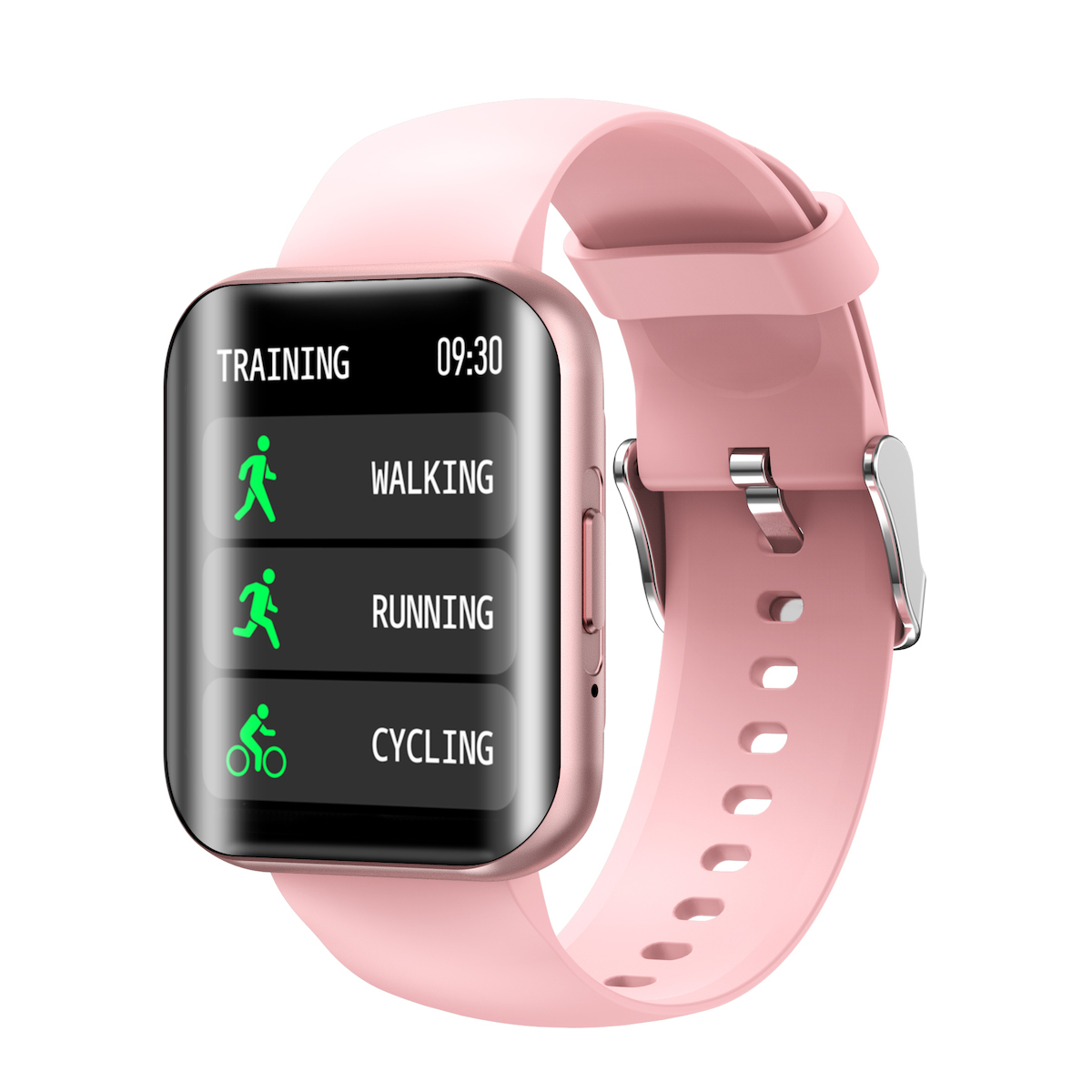 ISP LikeSmart New FiT Aluminium Smartwatch with Heart Rate Monitor (New Pink) view 4