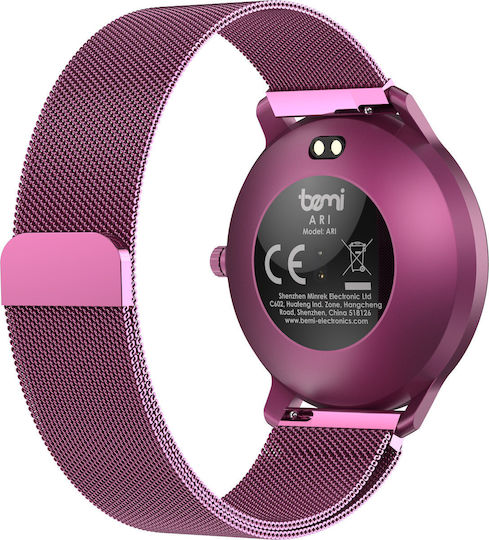 Bemi ARI Smartwatch with Heart Rate Monitor (Purple) view 2