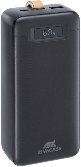 Rivacase VA1083 Power Bank 30000mAh 65W with USB-A Port and USB-C Port Black view 3