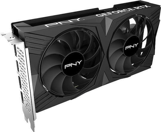 PNY GeForce RTX 4060 8GB GDDR6 Verto Dual Fan DLSS3 Graphics Card view 3